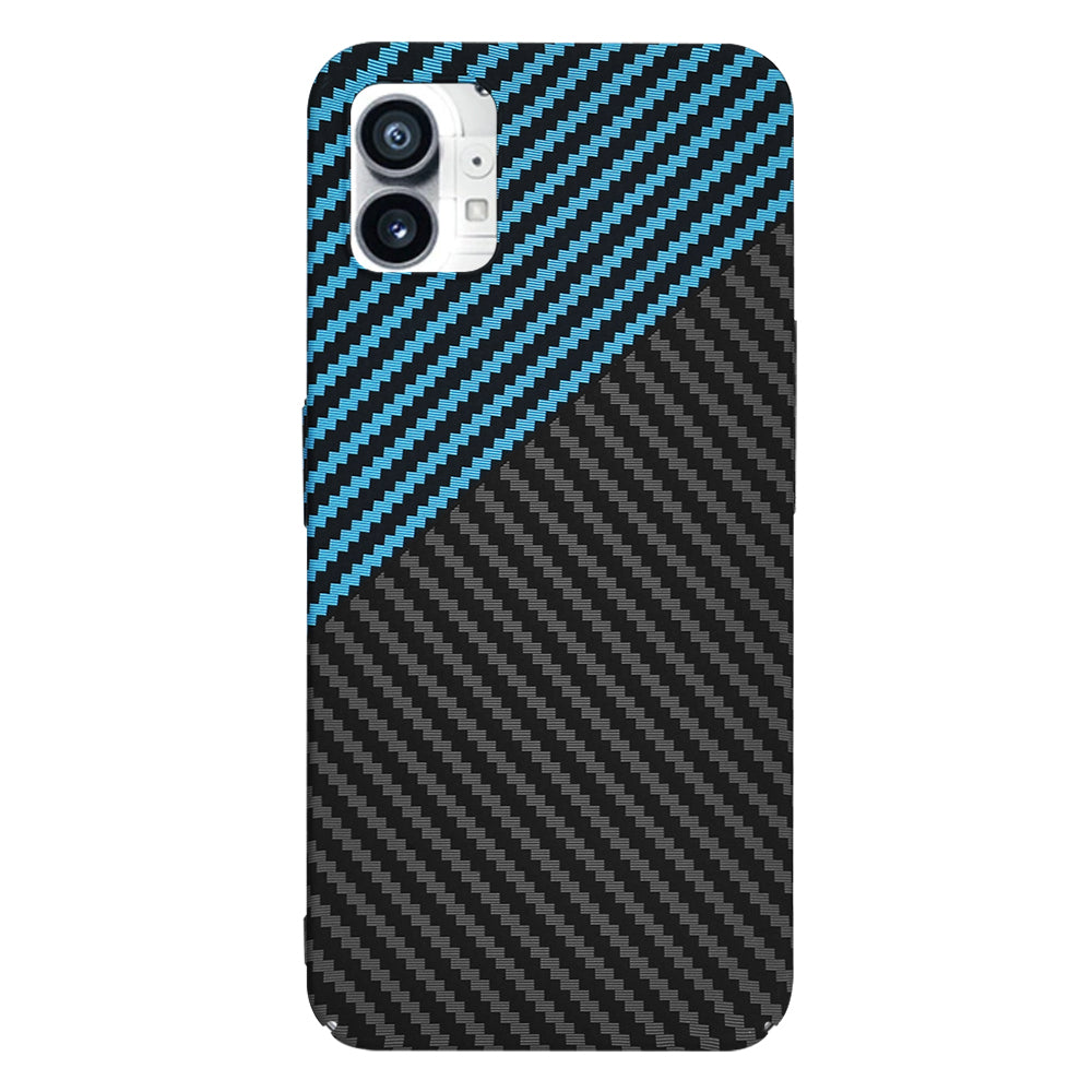 Case for Nothing Phone (1), Techsuit, Carbonite FiberShell, Black Blue