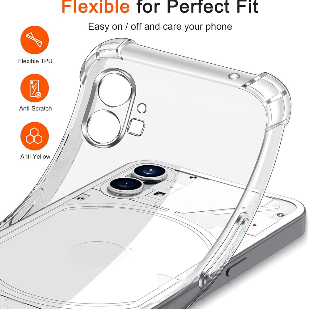 Ovitek za Nothing Phone (1), Techsuit, Proti udarcem Prozoren