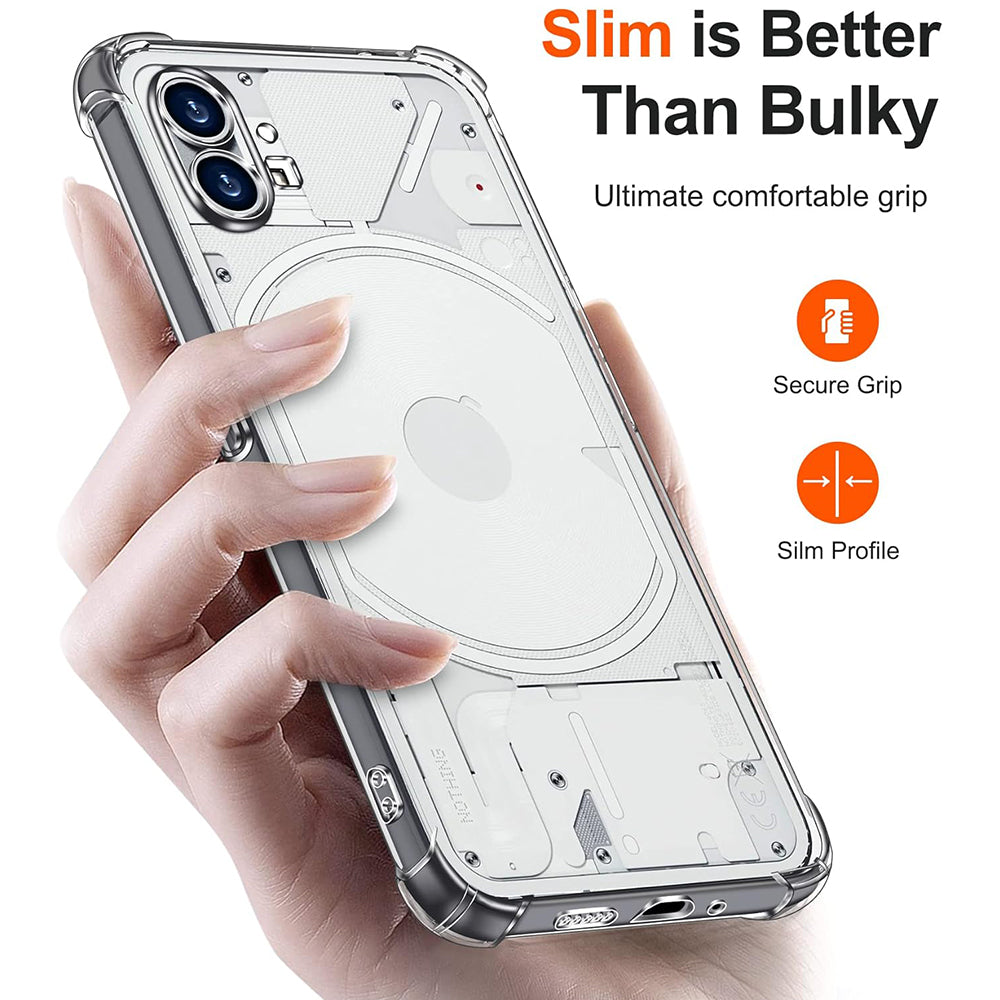 Ovitek za Nothing Phone (1), Techsuit, Proti udarcem Prozoren