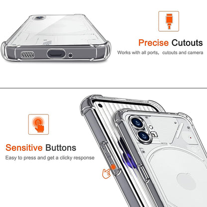 Ovitek za Nothing Phone (1), Techsuit, Proti udarcem Prozoren