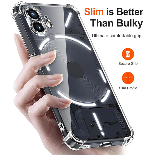 Ovitek za Nothing Phone (2), Techsuit, Prosojen, Odpornost na udarce