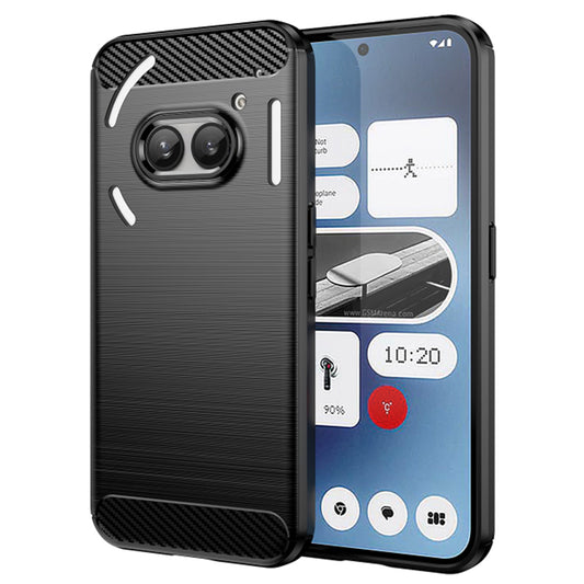 Ovitek za Nothing Phone (2a) Plus / Phone (2a), Techsuit, ogljik, črn