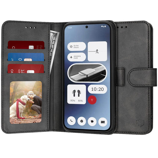 Ovitek za Nothing Phone (2a) Plus / Phone (2a), Techsuit, Diary Book, Črn