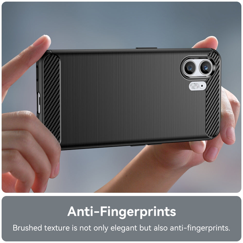 Ovitek za Nothing Phone (2), Techsuit, ogljik, črn