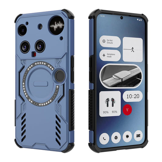 MagSafe ovitek za Nothing Phone (3), Techsuit, ArmorMag, modra