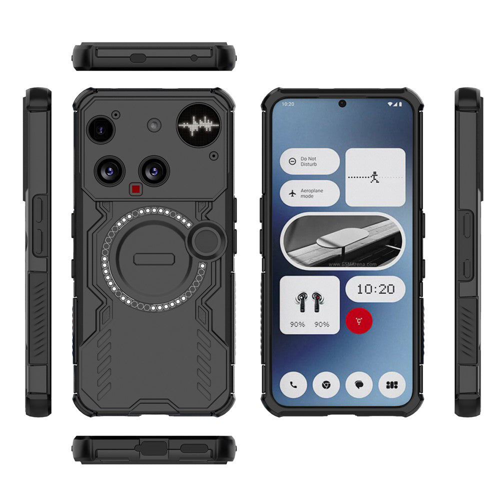 MagSafe ovitek za Nothing Phone (3), Techsuit, ArmorMag, Črn