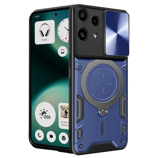Ovitek za Nothing Phone (3a) Lite, Techsuit, CamGuard Pro, Modra