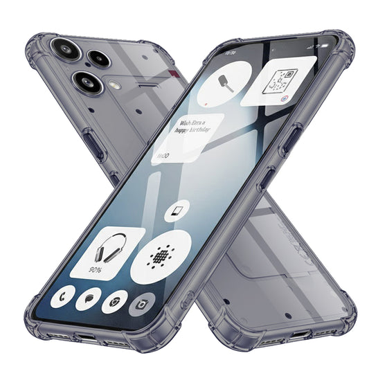 Ovitek za Nothing Phone (3a) Lite, Techsuit, Shockproof Clear, Črn