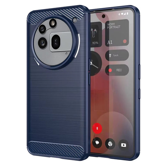 Ovitek za Nothing Phone (3a) Pro, Techsuit, ogljik, modra