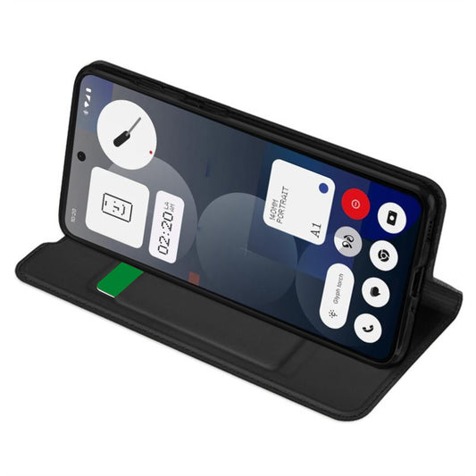 Ovitek za Nothing Phone (3a) Pro, Techsuit, Magskin Book, Črn