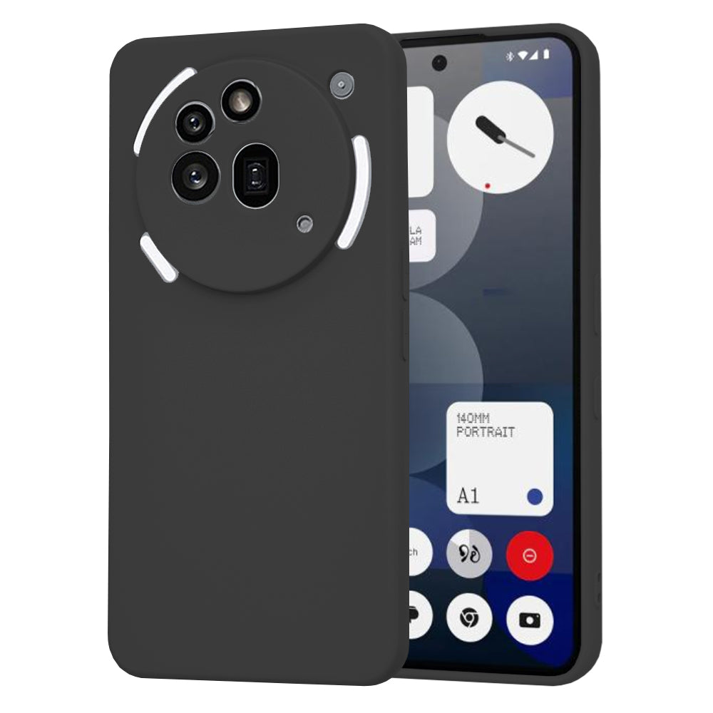 Ovitek za Nothing Phone (3a) Pro, Techsuit, SoftFlex, Črn