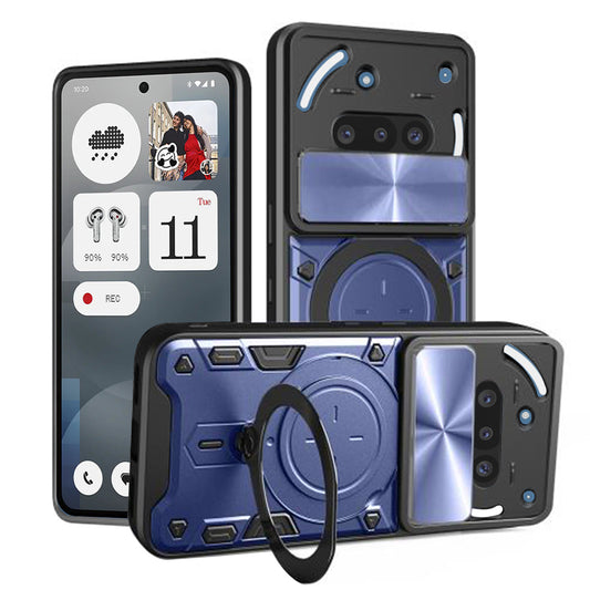Ovitek za Nothing Phone (3a), Techsuit, CamGuard Pro, modra