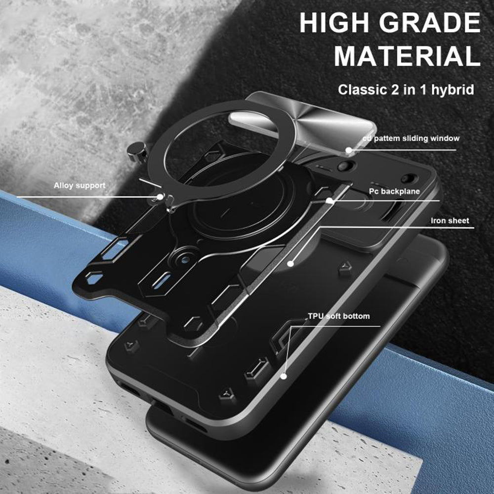 Ovitek za Nothing Phone (3a), Techsuit, CamGuard Pro, Vijoličen