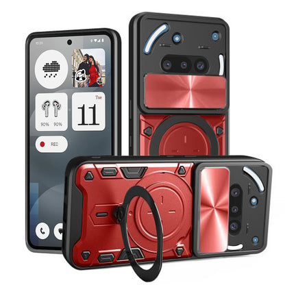 Ovitek za Nothing Phone (3a), Techsuit, CamGuard Pro, Rdeč
