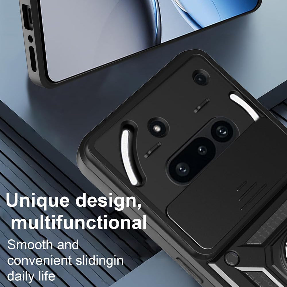 Ovitek za Nothing Phone (3a), Techsuit, CamShield, modra