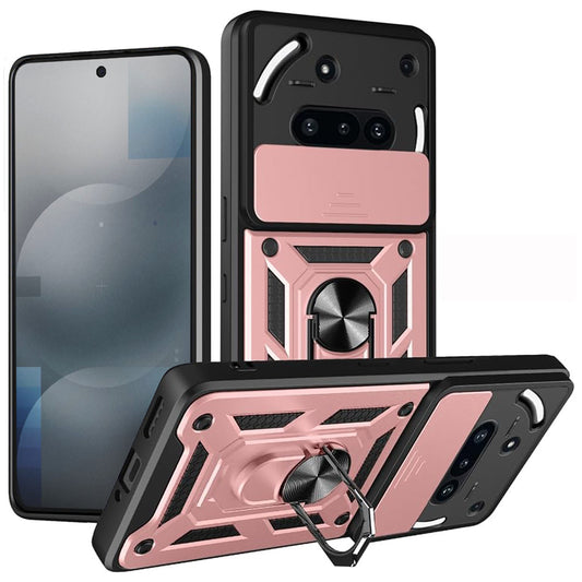 Ovitek za Nothing Phone (3a), Techsuit, CamShield, roza