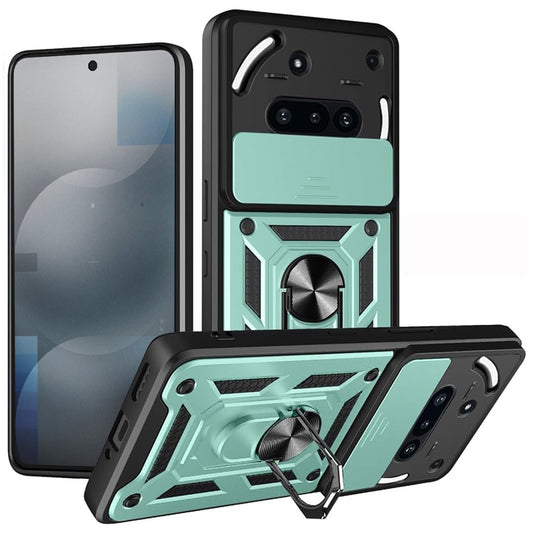 Ovitek za Nothing Phone (3a), Techsuit, CamShield, Zelen