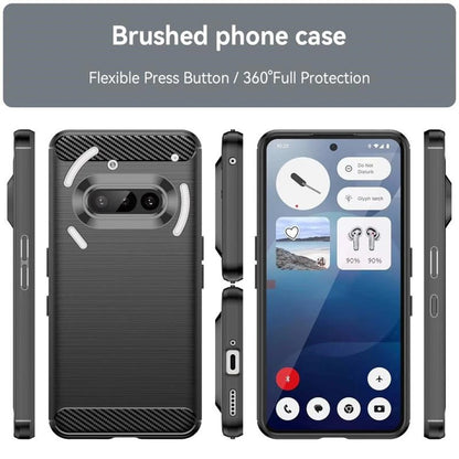 Ovitek za Nothing Phone (3a), Techsuit, ogljik, modra