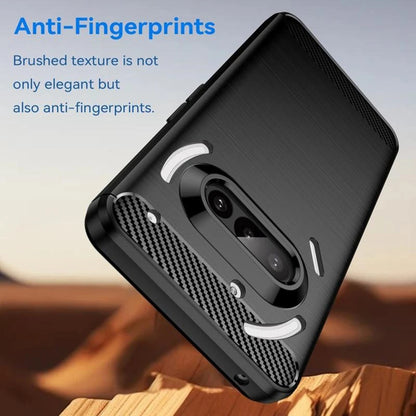 Ovitek za Nothing Phone (3a), Techsuit, ogljik, modra