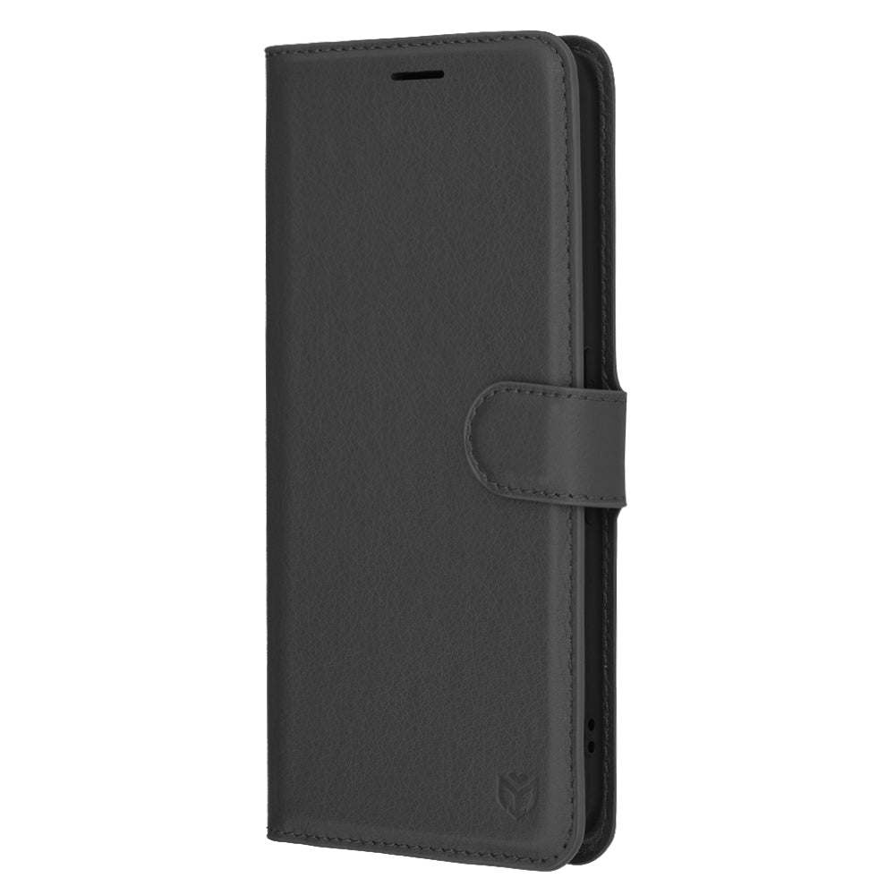 Ovitek za Nothing Phone (3a), Techsuit, usnjen folio, črn