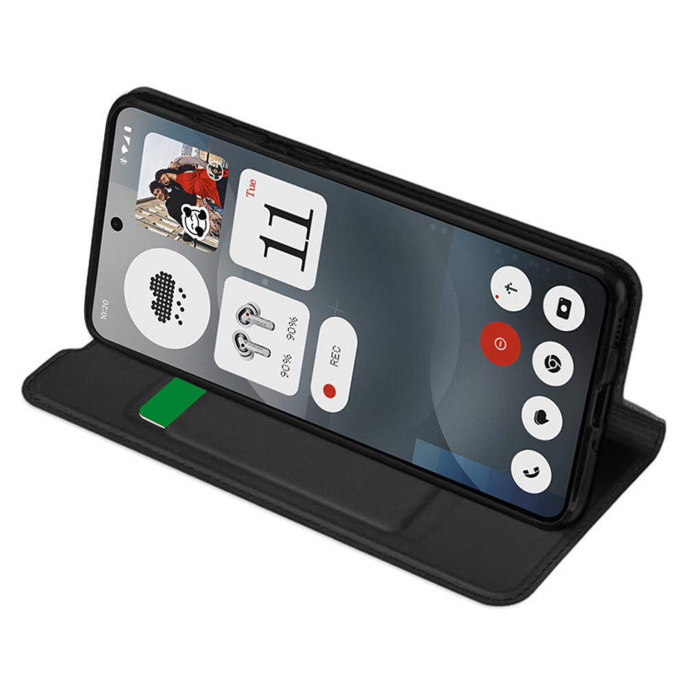 Ovitek za Nothing Phone (3a), Techsuit, Magskin Book, Črn