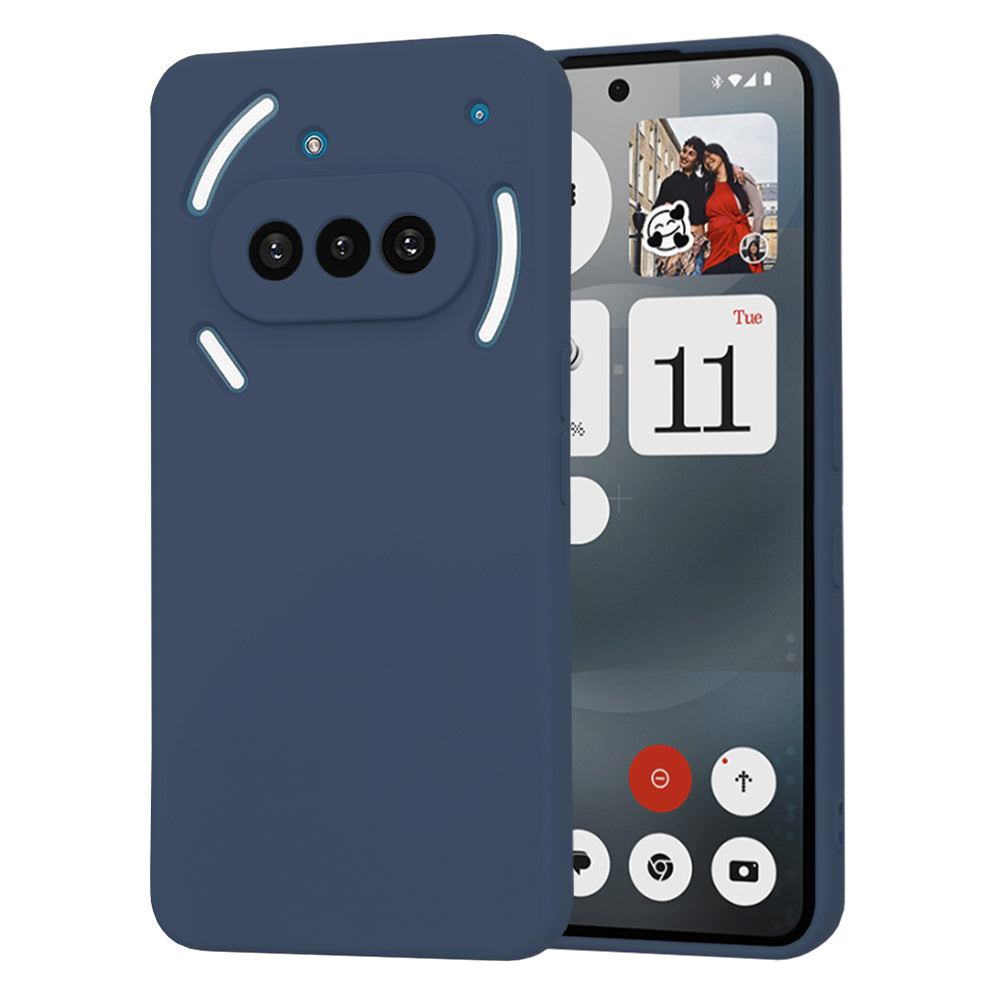 Ovitek za Nothing Phone (3a), Techsuit, SoftFlex, temno moder