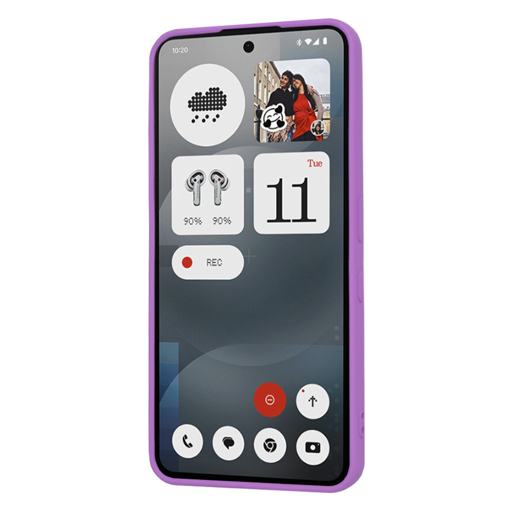 Ovitek za Nothing Phone (3a), Techsuit, SoftFlex, vijoličen