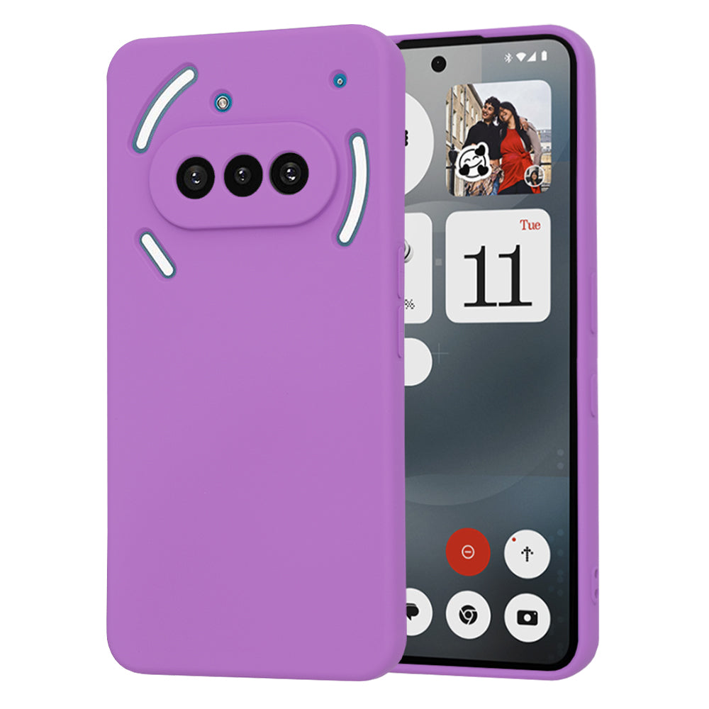 Ovitek za Nothing Phone (3a), Techsuit, SoftFlex, vijoličen