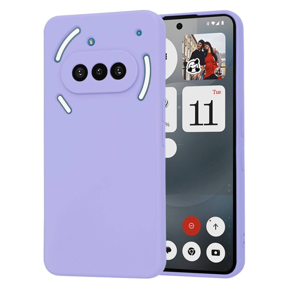 Ovitek za Nothing Phone (3a), Techsuit, SoftFlex, Svetlo vijolična