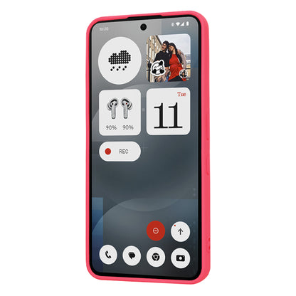 Ovitek za Nothing Phone (3a), Techsuit, SoftFlex, Temno roza