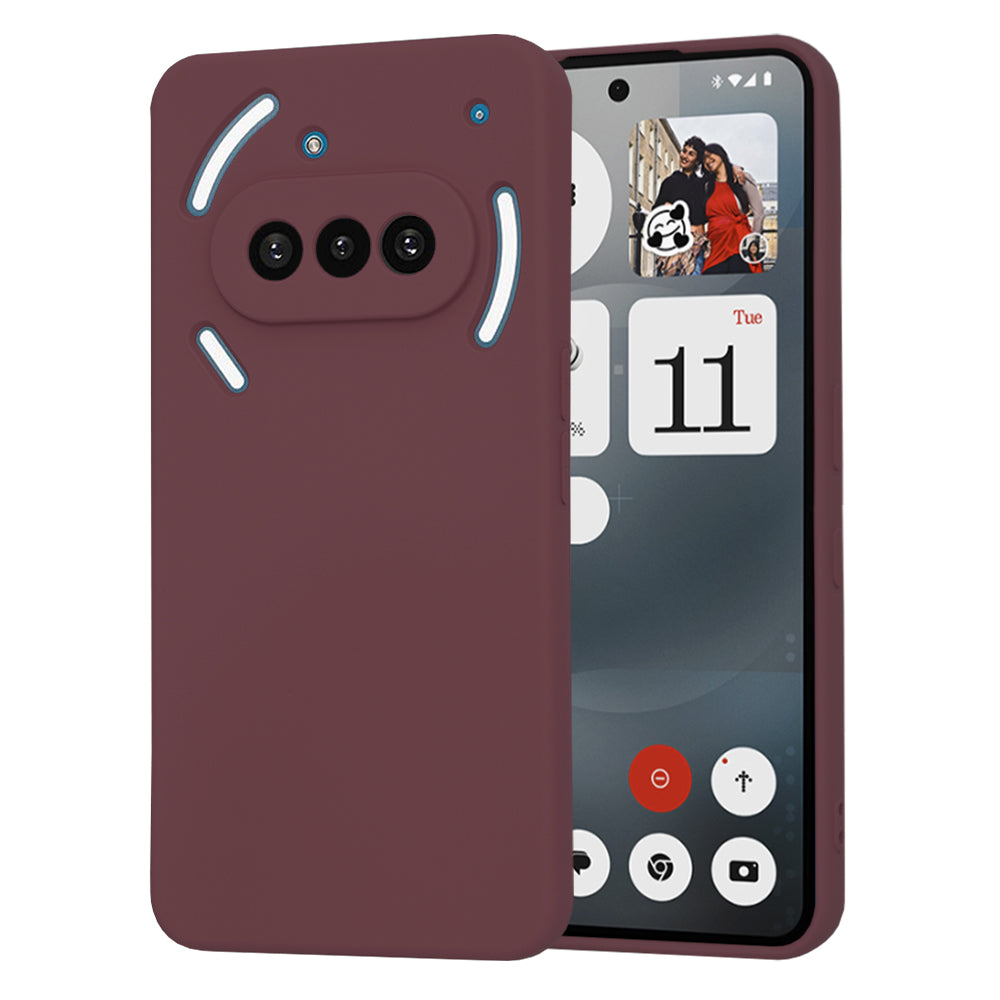Ovitek za Nothing Phone (3a), Techsuit, SoftFlex, Vijoličen