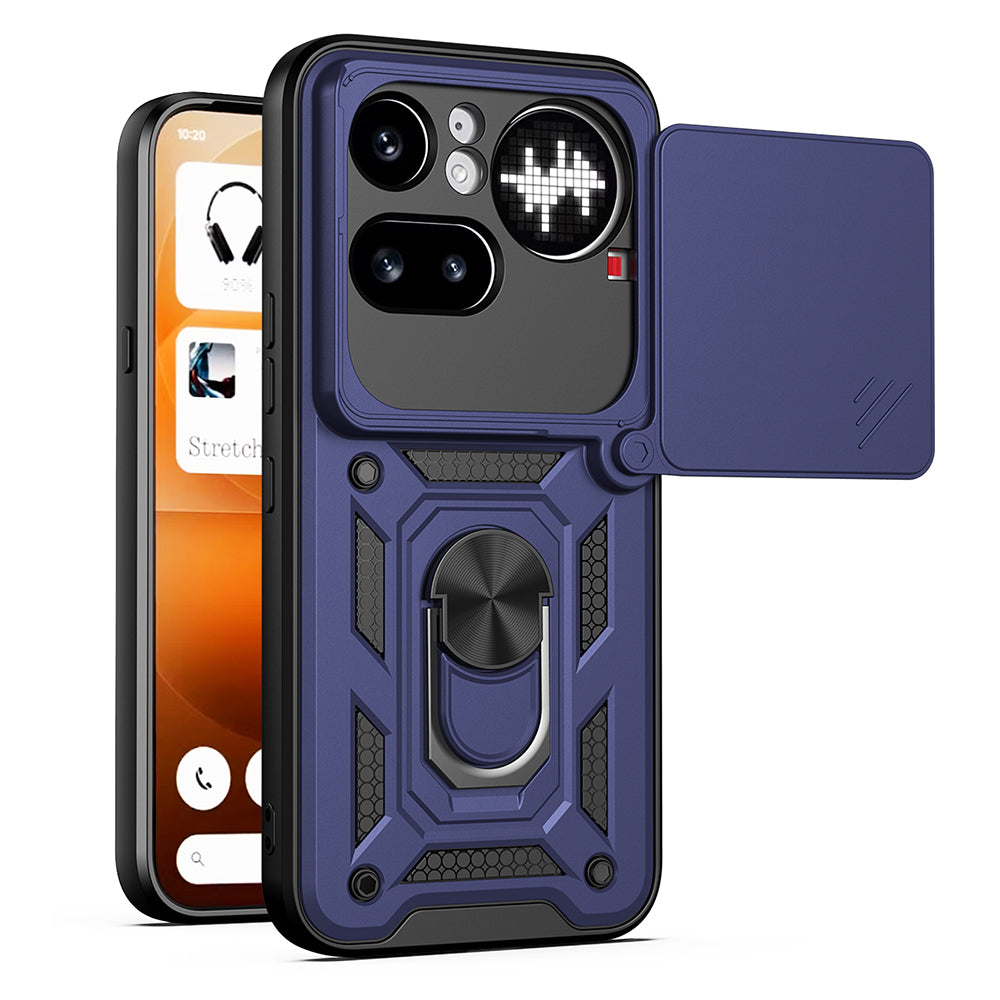 Ovitek za Nothing Phone (4a) Pro, Techsuit, CamShield, Modra