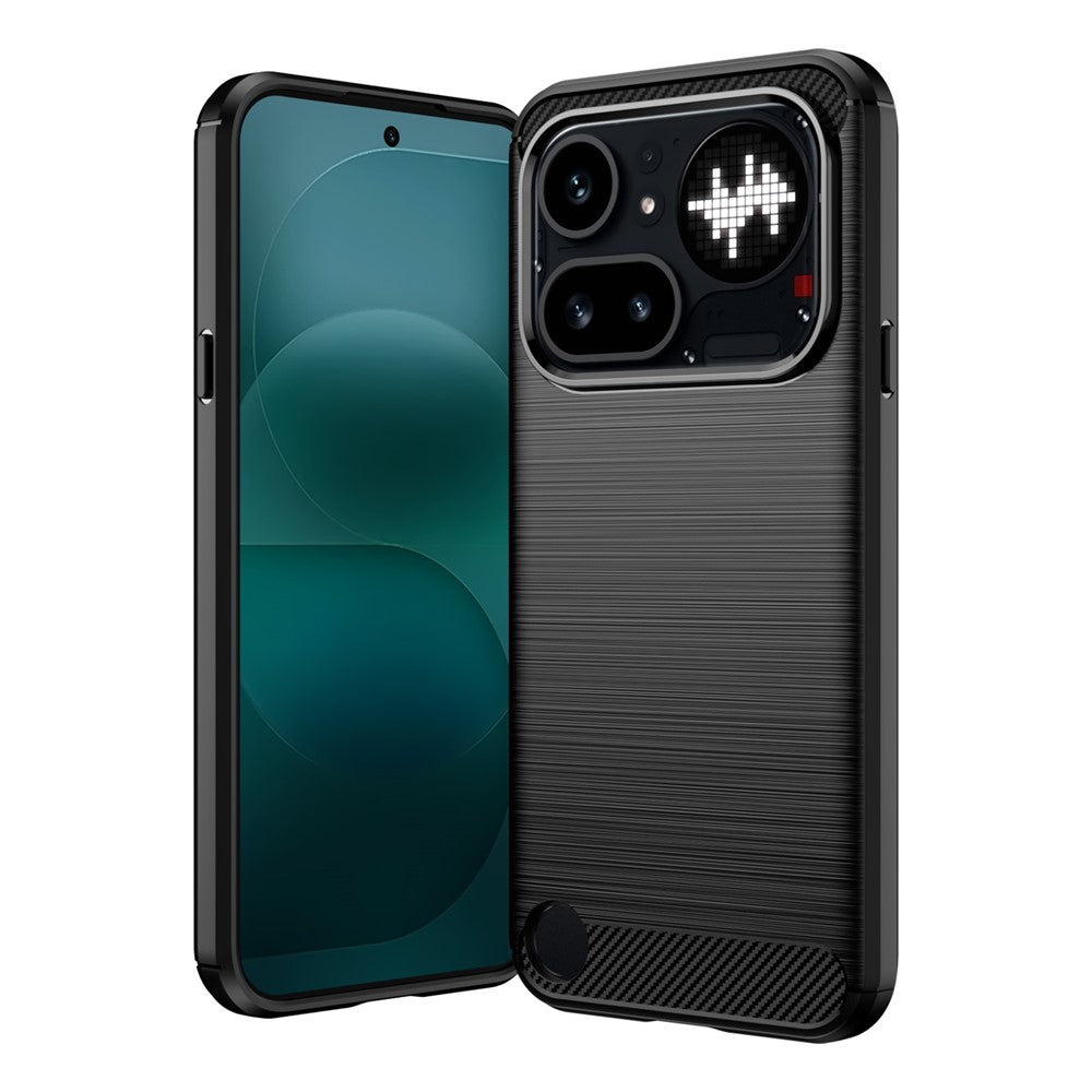 Ovitek za Nothing Phone (4a) Pro, Techsuit, Carbon, Črn