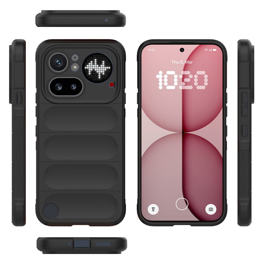 Ovitek za Nothing Phone (4a) Pro, Techsuit, Magic Shield, Črn