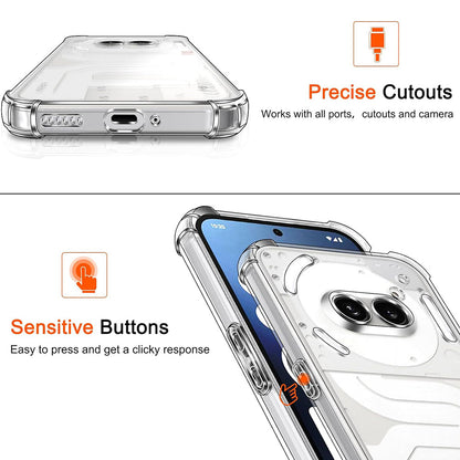 Ovitek za Nothing Phone (4a) Pro, Techsuit, Shockproof Clear, Prozoren