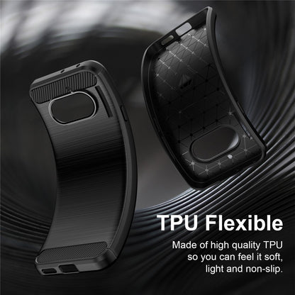 Ovitek za Nothing Phone (4a), Techsuit, Carbon, Črn