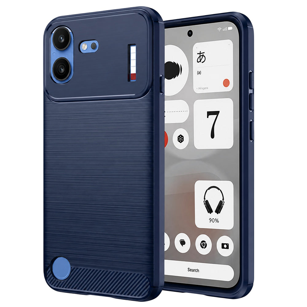 Case for Nothing Phone (4b), Techsuit, Carbon, Blue