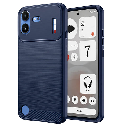 Ovitek za Nothing Phone (4b), Techsuit, Karbon, Modra