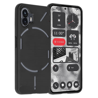 Ovitek za Nothing Phone (2), Techsuit, ogljik, črn
