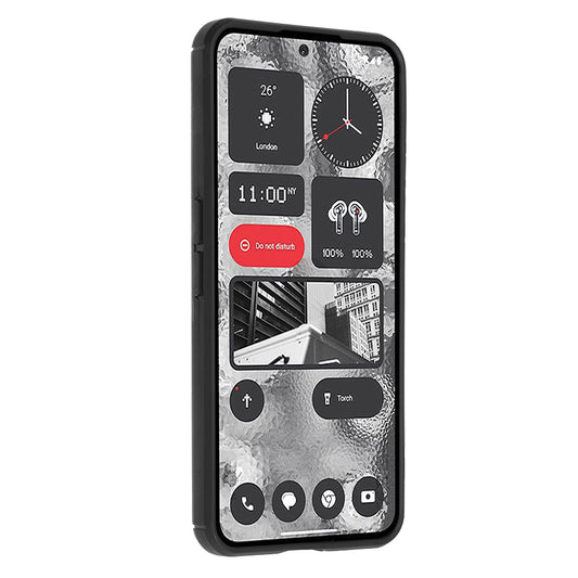 Ovitek za Nothing Phone (2), Techsuit, ogljik, črn