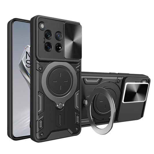 Ovitek za OnePlus 12, Techsuit, CamGuard Pro, Črn