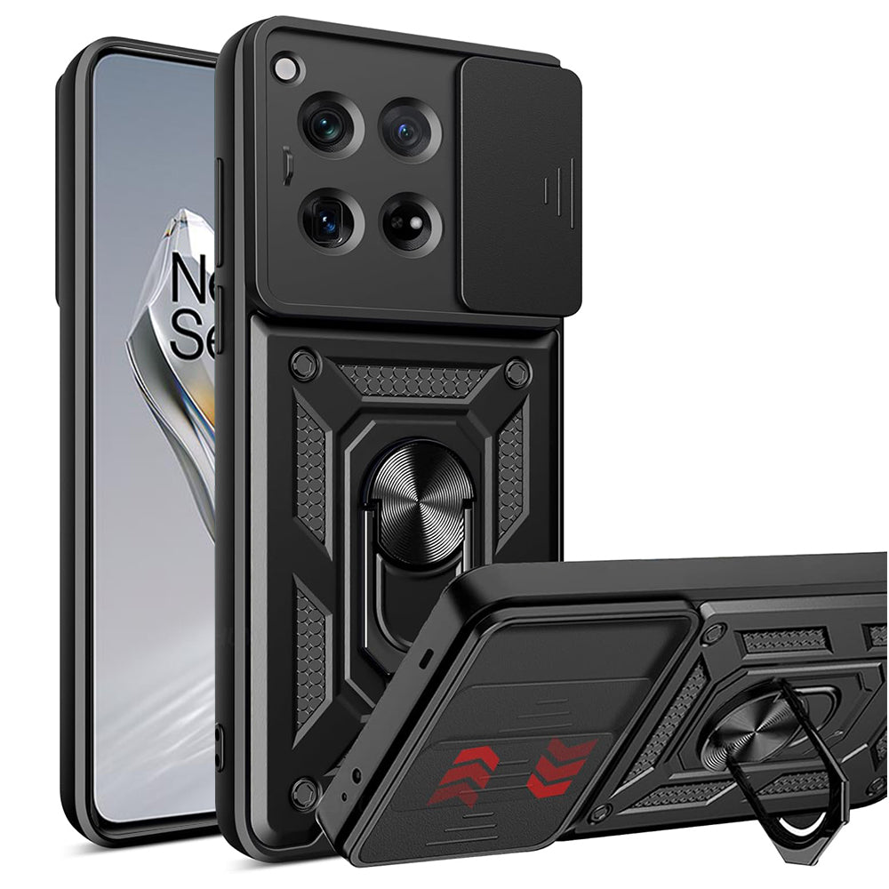 Case for OnePlus 12, Techsuit, CamShield, Black