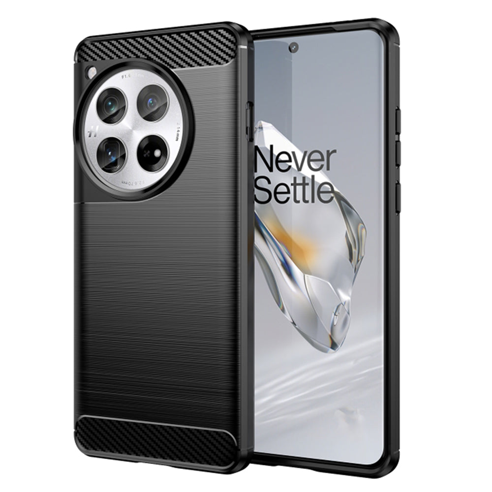 Ovitek za OnePlus 12, Techsuit, Karbon, Črn