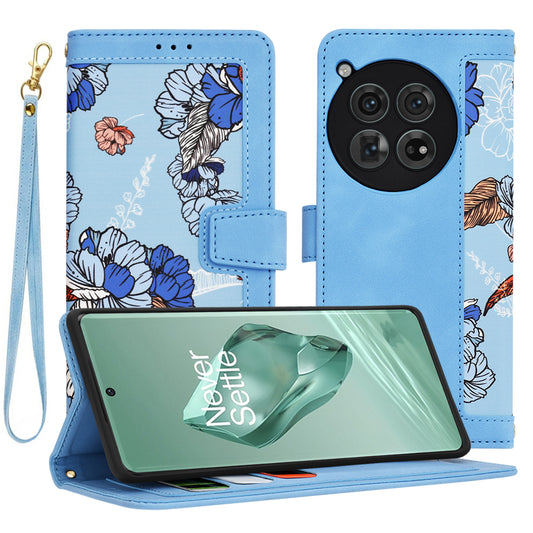 Ovitek za OnePlus 12, Techsuit, FlipCraft, modra