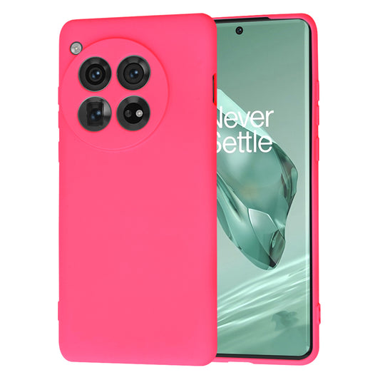 Ovitek za OnePlus 12, Techsuit, SoftFlex, Temno roza