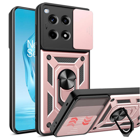 Ovitek za OnePlus 12R, Techsuit, CamShield, roza
