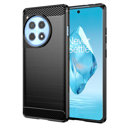 Ovitek za OnePlus 12R, Techsuit, Karbon, Črn