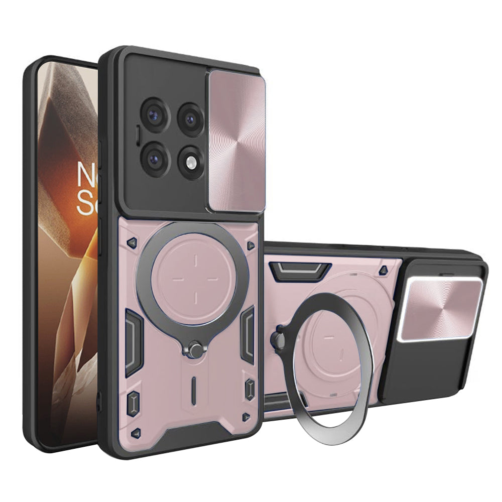 Ovitek za OnePlus 13R, Techsuit, CamGuard Pro, rožnato zlata