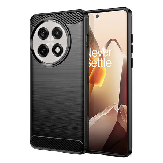 Ovitek za OnePlus 13R, Techsuit, ogljik, črn
