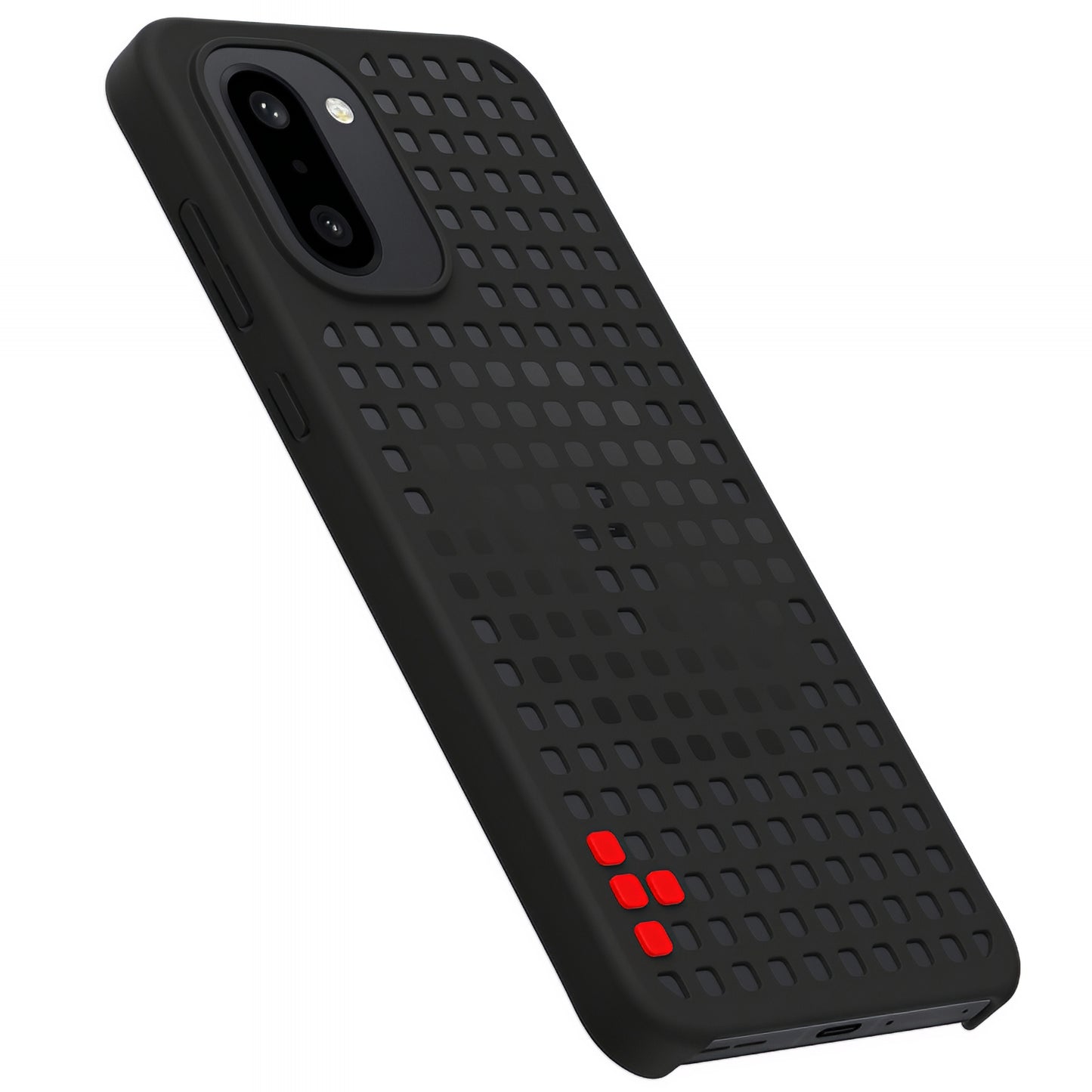 Ovitek za OnePlus 15R, Hole Pattern Magnetic, Črn 5431102123
